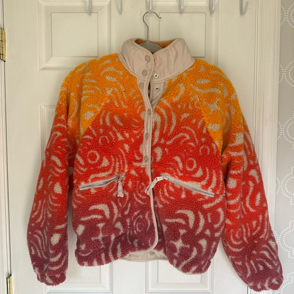 FP Movement by Free People Red and Yellow Jacket. New without tags